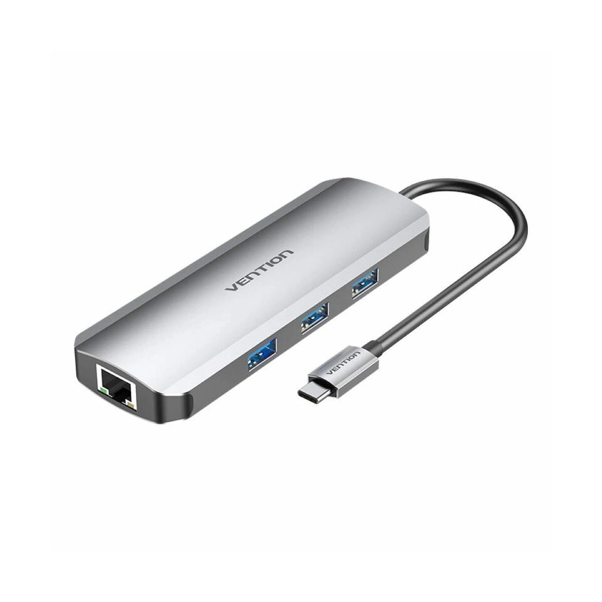 Vention USB-C Dockingstation auf HDMI - Anschlüsse 3x USB3.0, SD, TF - PD 0,15m (grau)