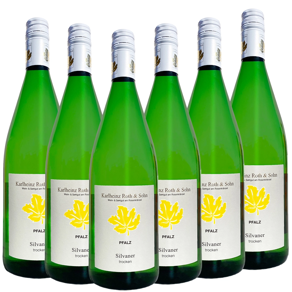 Wein- & Sektgut Karlheinz Roth Weingut Karlheinz Roth & Sohn GbR Silvaner QbA trocken 2025 - 6er Karton