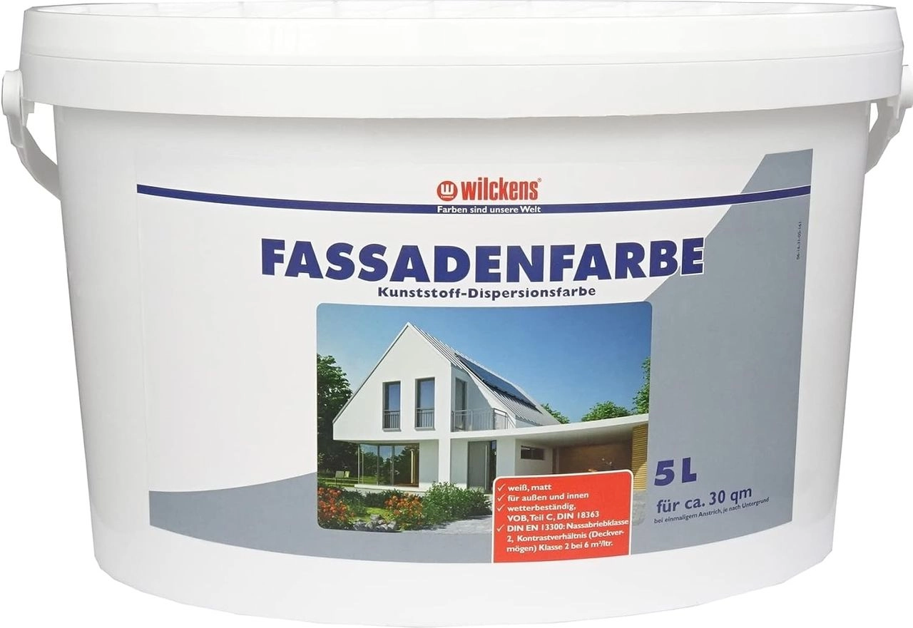 Wilckens Farben Wilckens Fassadenfarbe weiß 5l