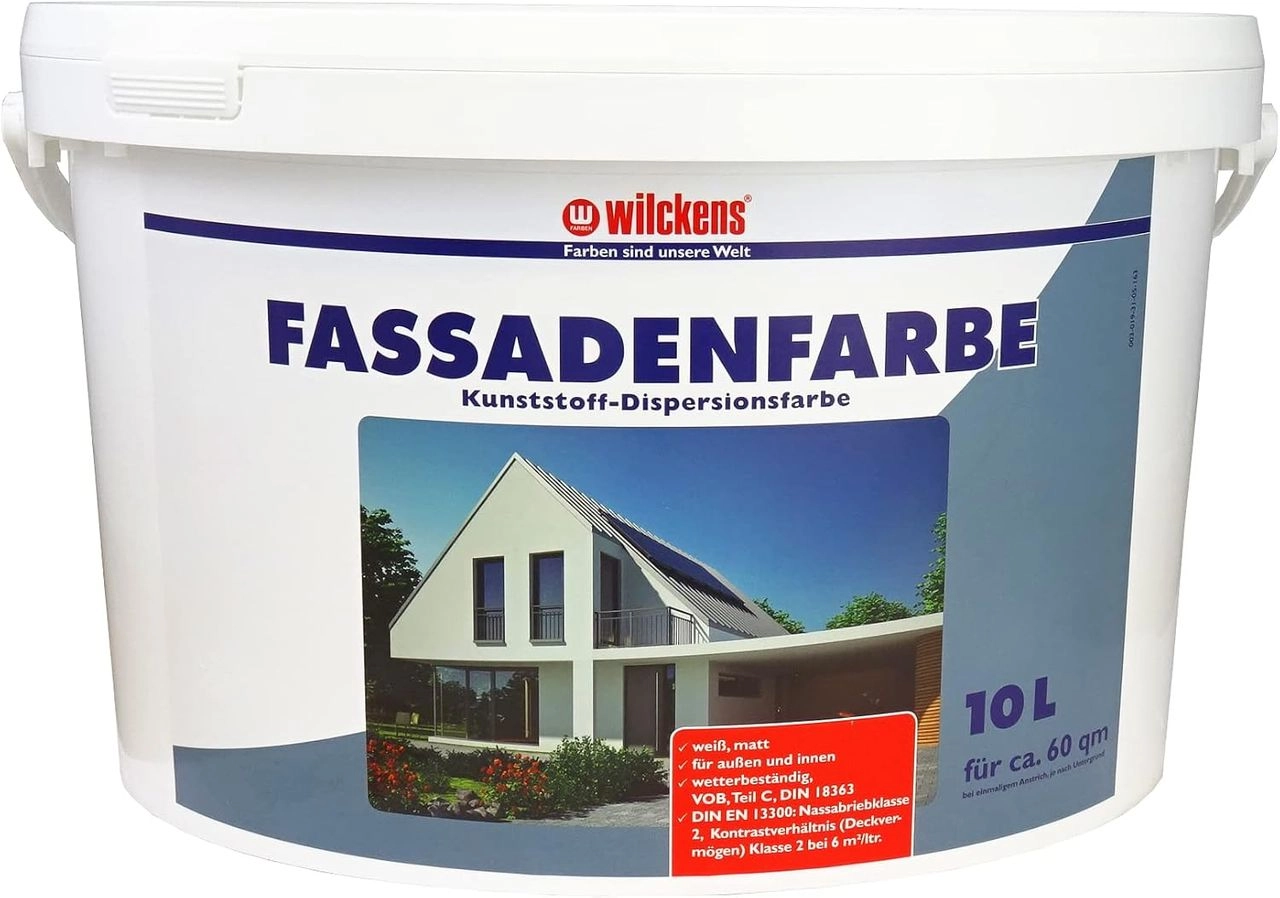 Wilckens Farben Wilckens Fassadenfarbe weiß 10l