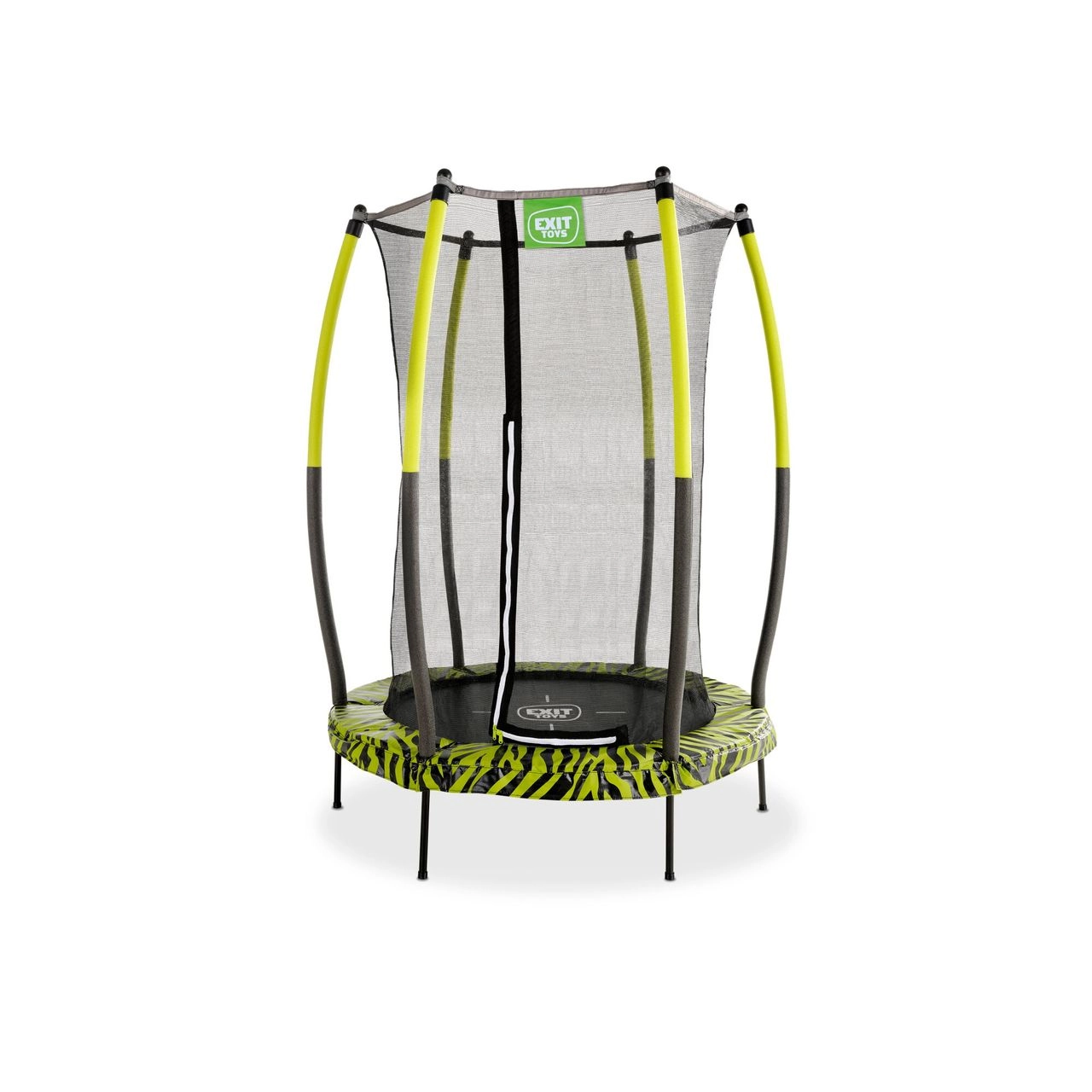 Exit Toys EXIT Tiggy junior Trampolin mit Sicherheitsnetz ø140cm - schwarz/grün