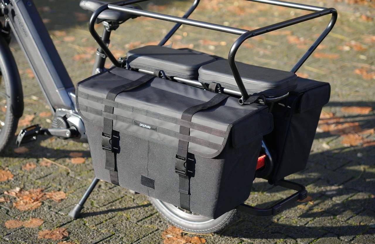 Prophete Prophete Doppel-Fahrradtasche für Longtail Lastenräder