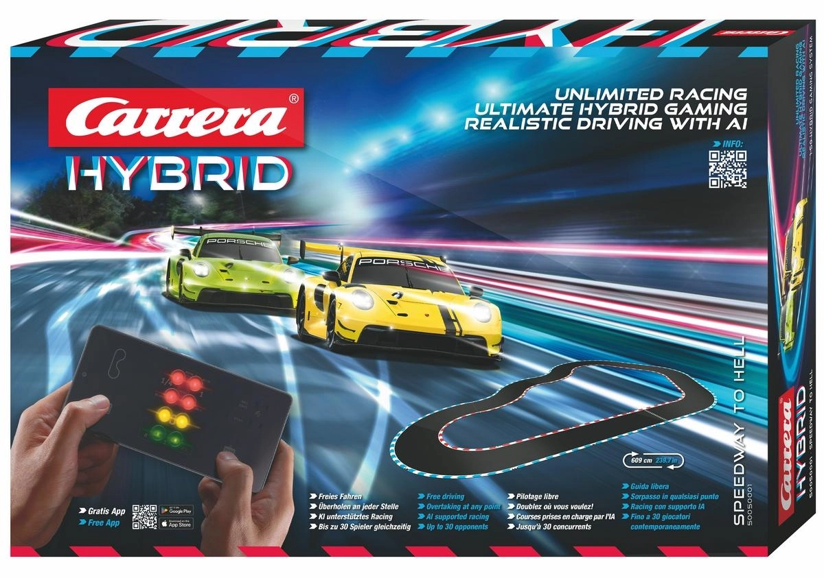 Carrera HYBRID Rennbahnsystem Speedway to Hell