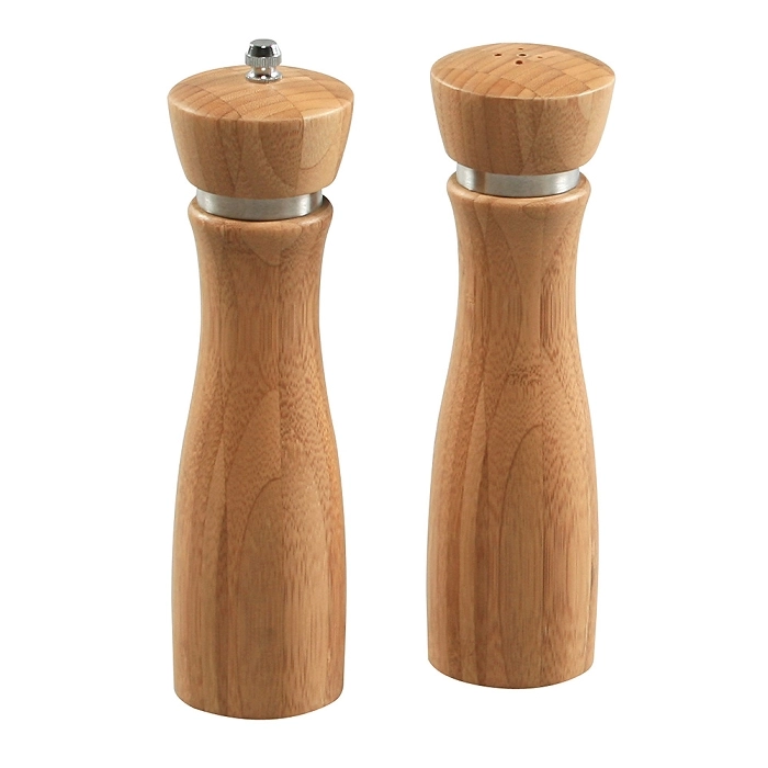 Kesper Pfeffermühle,Salzstreuer, Set,Bambus