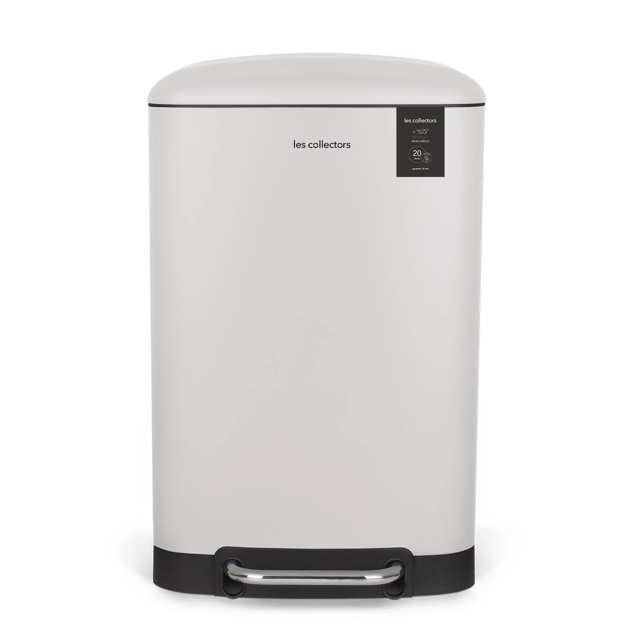 H.Koenig Tret-Abfalleimer 20L , N°528, Weiß