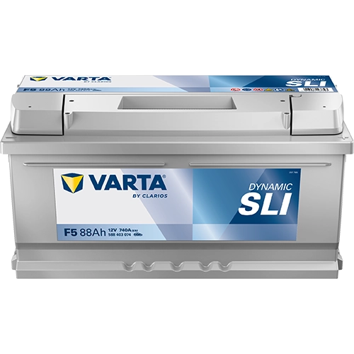 BVD VARTA Dynamic SLI F5 Batterie 588403074K262, F5, 12 V, 88 Ah, 740 A