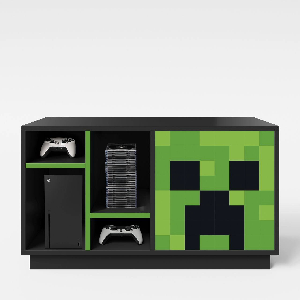 Phoenix MINECRAFT - TV-Möbel, Lowboard, Konsolen-Regal