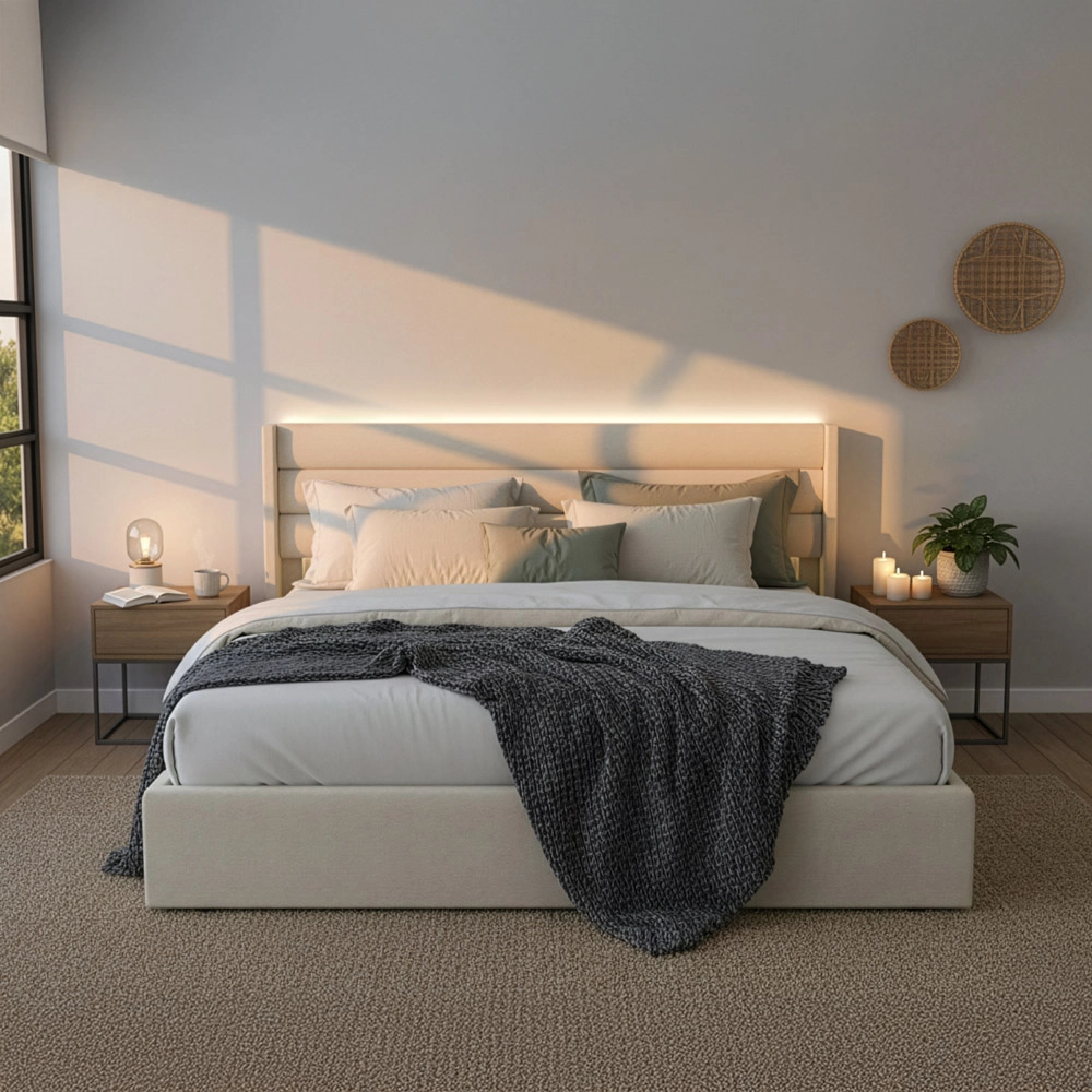 Home Deluxe LED Bett - SORINA ohne Matratze