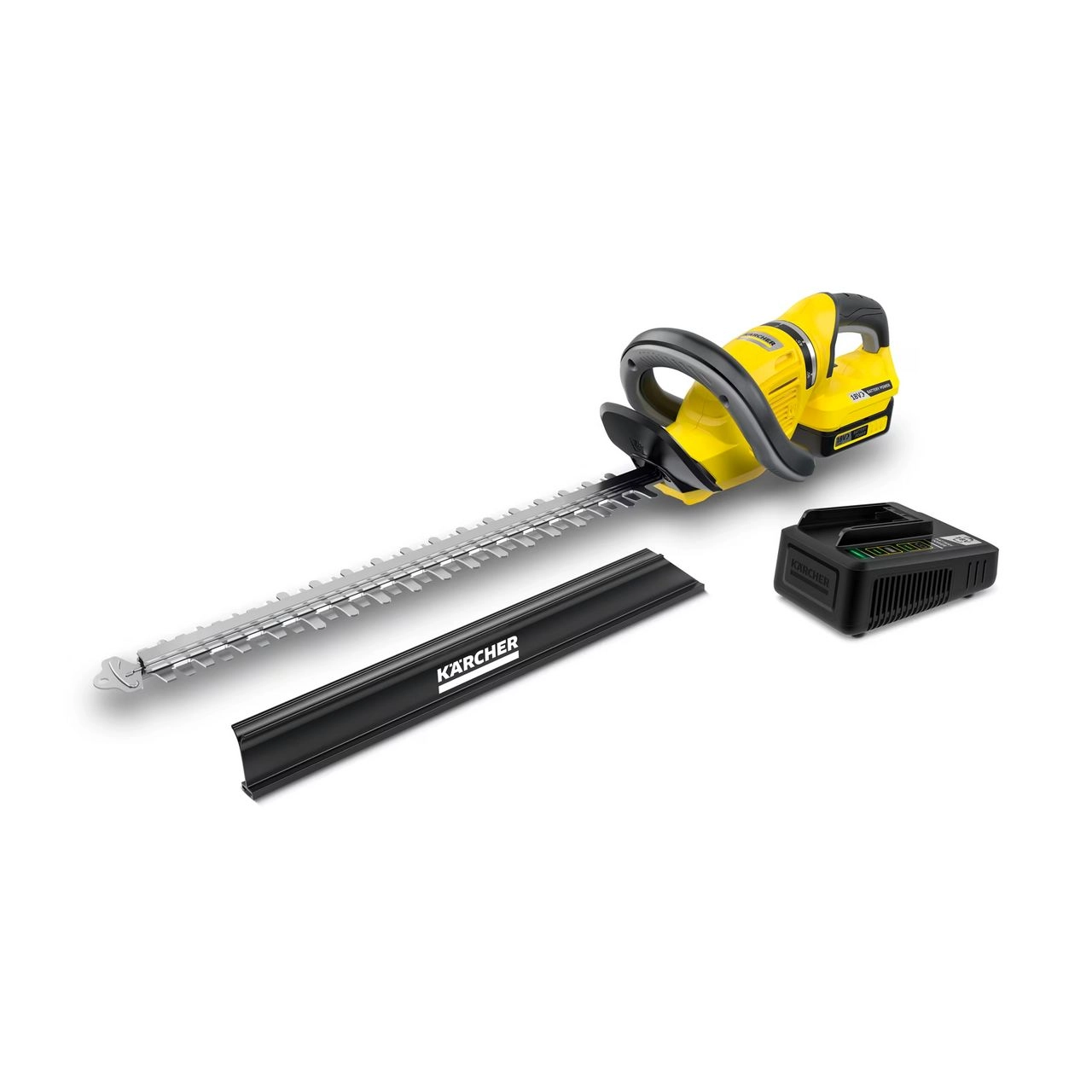 Kärcher Kärcher Akku-Heckenschere mit 18 V Akku und Schnellladegerät - HGE 18-50 Battery Set