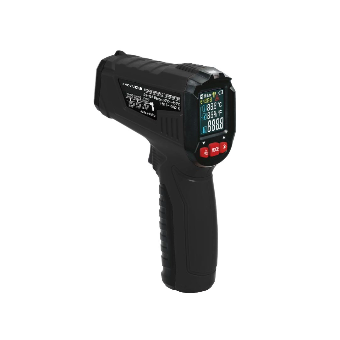 ENOVALAB Infrarot-Thermometer IR0505, -50 bis +550 °C