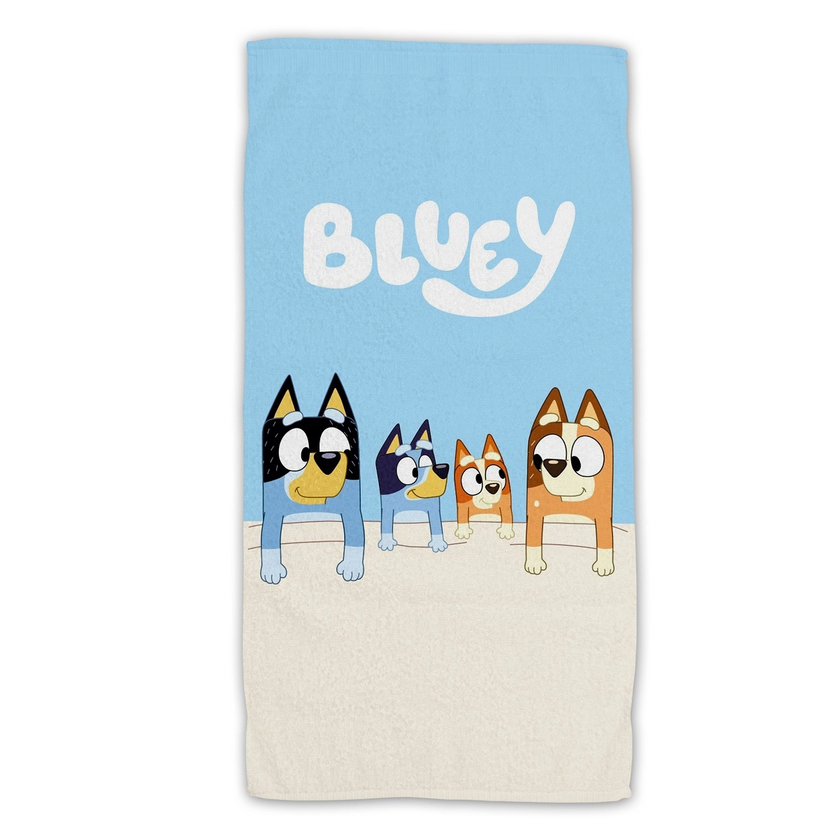 COFI 1453 Bluey Badetuch – Weiches Baumwoll-Strandtuch mit Motiv, 70×140 cm