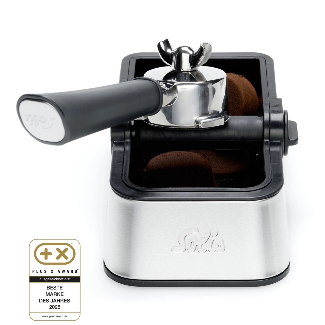 Solis Edelstahl Perfetta Knock Box Ausklopfschale - Must-have Accessoire für jeden Barista