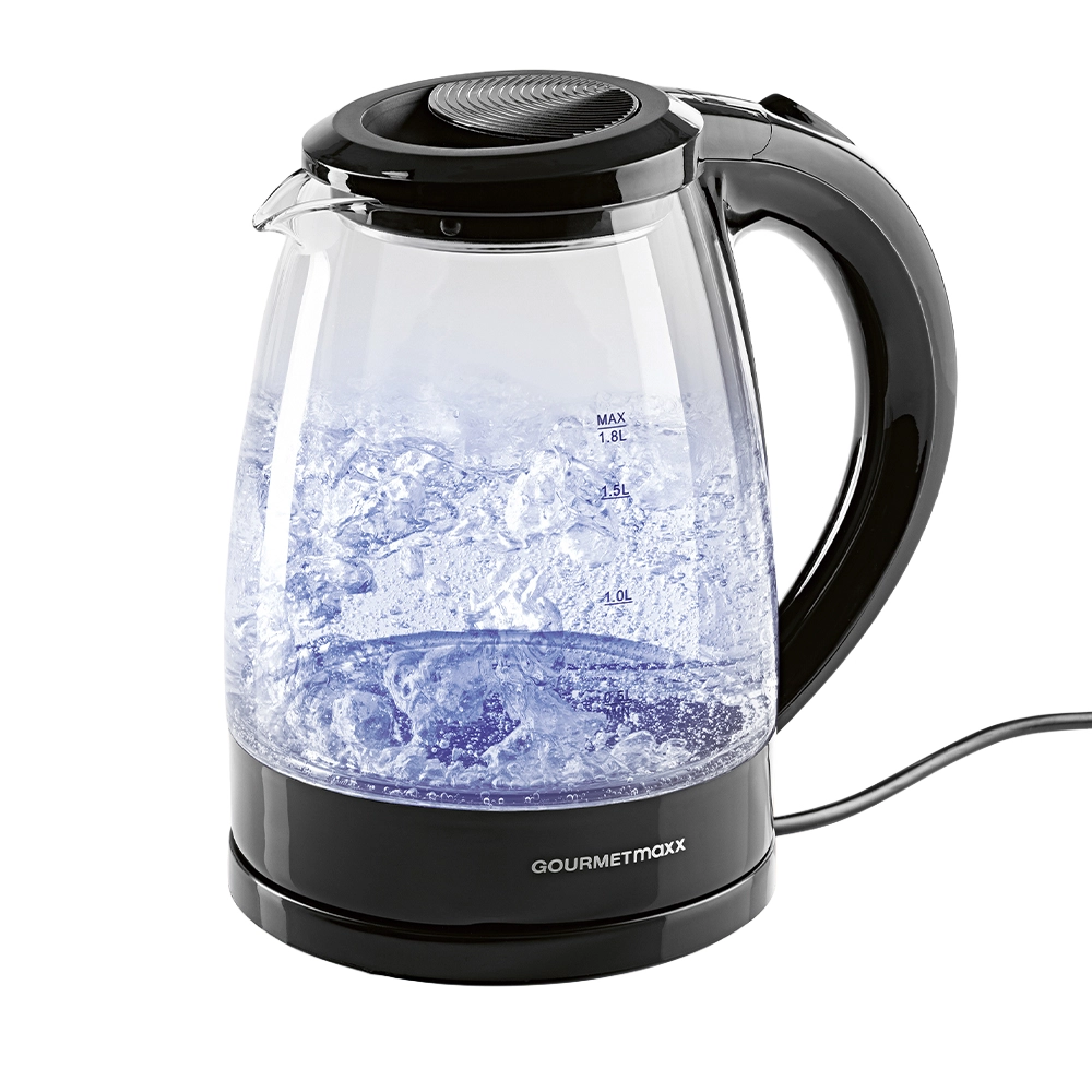 GOURMETmaxx LED-Glaswasserkocher Modell 15481