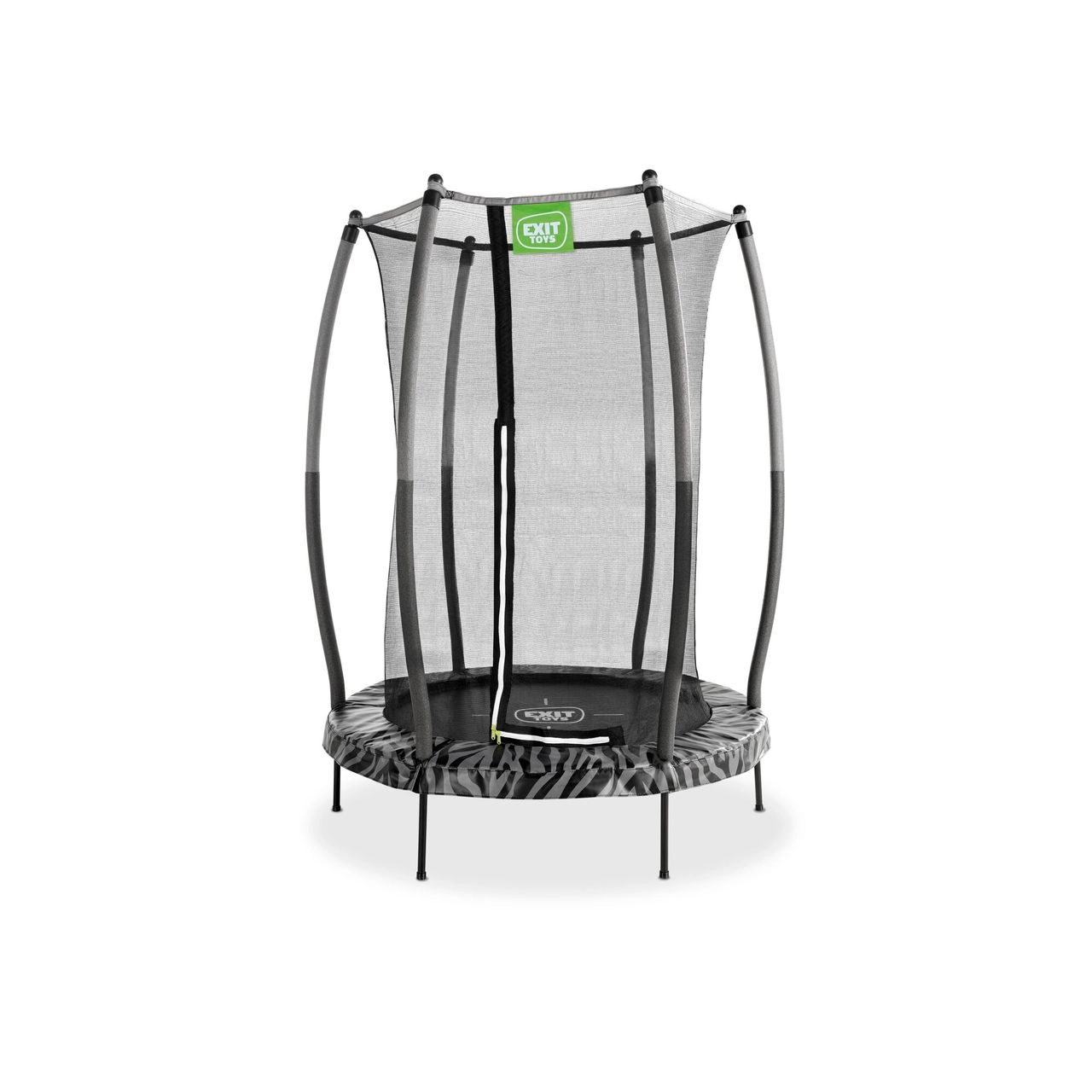 Exit Toys EXIT Tiggy junior Trampolin mit Sicherheitsnetz ø140cm - schwarz/grau