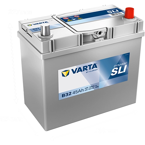VARTA VARTA DYNAMIC SLI Batterie 545156033K262, B32, 12 V, 45 Ah, 330 A