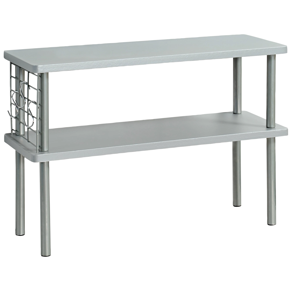 Kesper Küchenregal mit 2 Ebenen, Grau