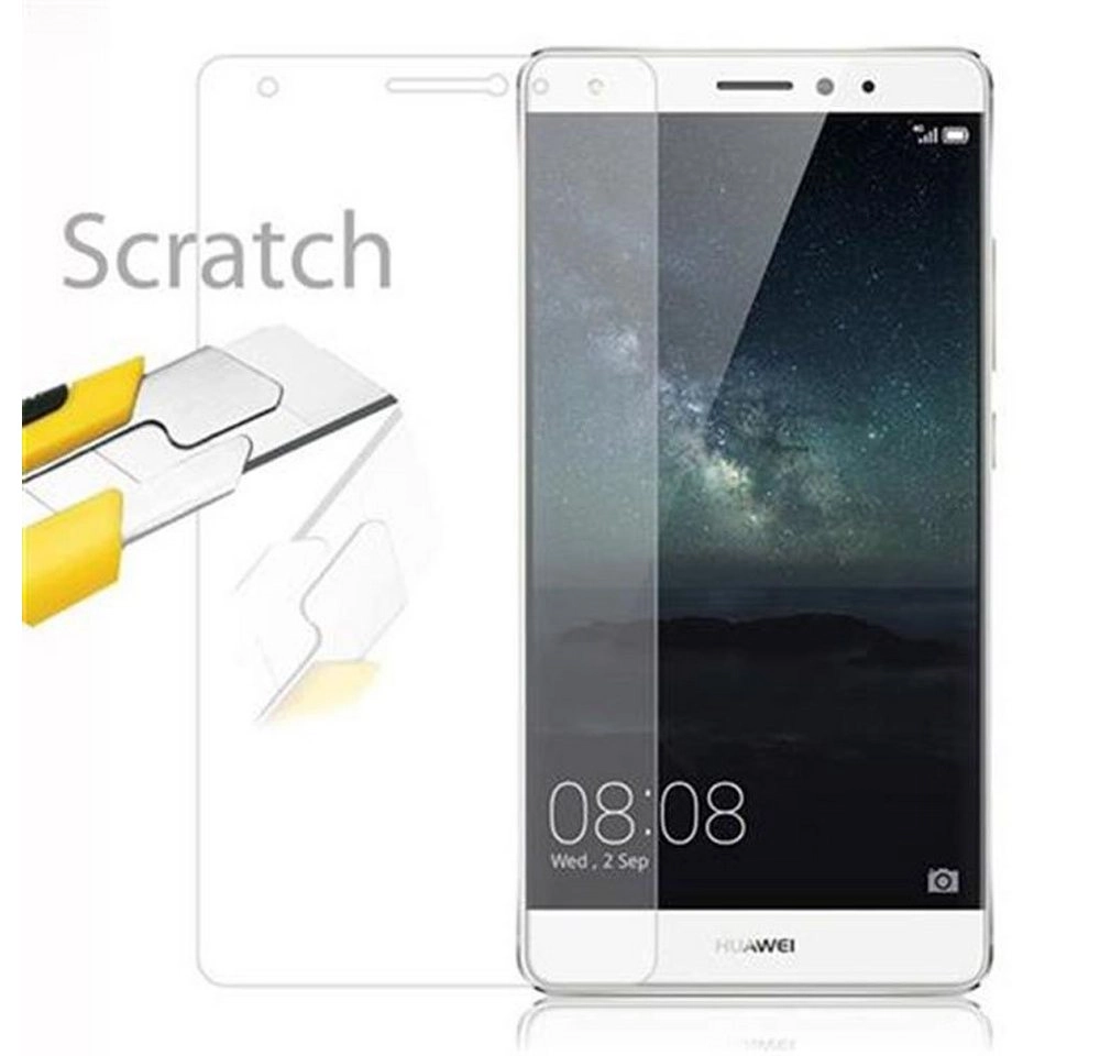 Cadorabo Panzer Folie für Huawei MATE S Schutzfolie in KRISTALL KLAR Gehärtetes (Tempered) Display-Schutzglas in 9H Härte mit 3D Touch Kompatibilität
