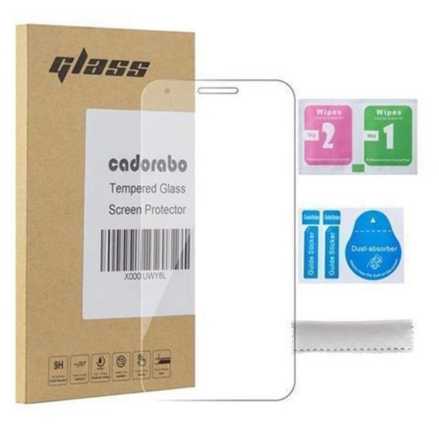Cadorabo Panzer Folie für Alcatel PIXI 3 (5 Zoll) Schutzfolie in KRISTALL KLAR Gehärtetes (Tempered) Display-Schutzglas in 9H Härte mit 3D Touch Kompatibilität