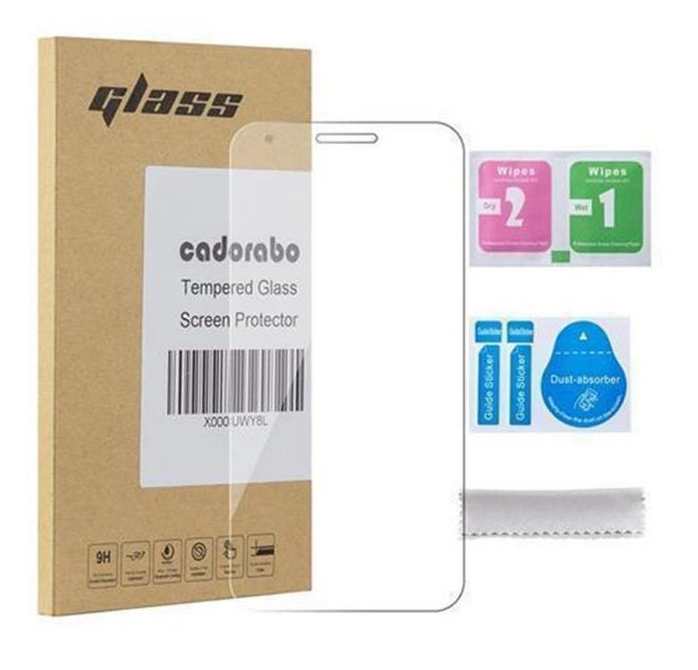 Cadorabo Panzer Folie für Alcatel PIXI 3 (5 Zoll) Schutzfolie in KRISTALL KLAR Gehärtetes (Tempered) Display-Schutzglas in 9H Härte mit 3D Touch Kompatibilität
