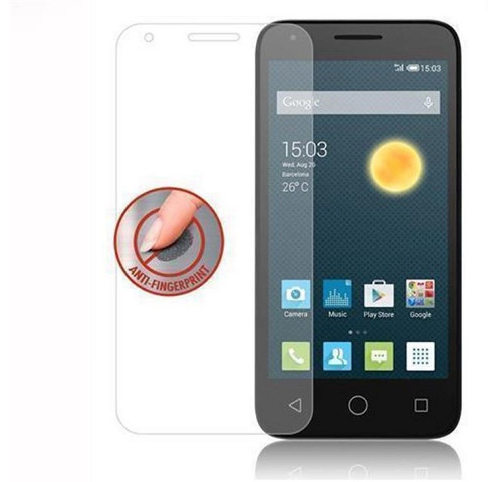 Cadorabo Panzer Folie für Alcatel PIXI 3 (5 Zoll) Schutzfolie in KRISTALL KLAR Gehärtetes (Tempered) Display-Schutzglas in 9H Härte mit 3D Touch Kompatibilität