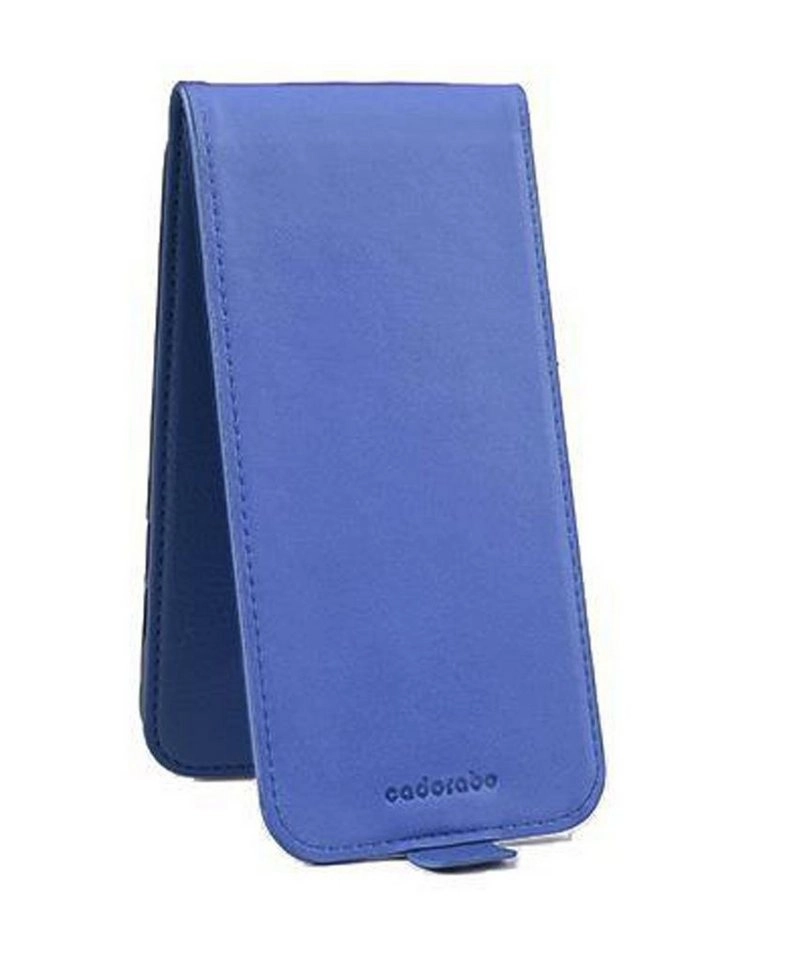 Cadorabo Hülle für Samsung Galaxy A3 2017 in KÖNIGS BLAU Handyhülle im Flip Design aus strukturiertem Kunstleder Case Cover Schutzhülle Etui Tasche Book Klapp Style