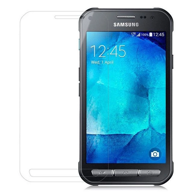 Cadorabo Panzer Folie für Samsung Galaxy XCover 3 Schutzfolie in KRISTALL KLAR Gehärtetes (Tempered) Display-Schutzglas in 9H Härte mit 3D Touch Kompatibilität