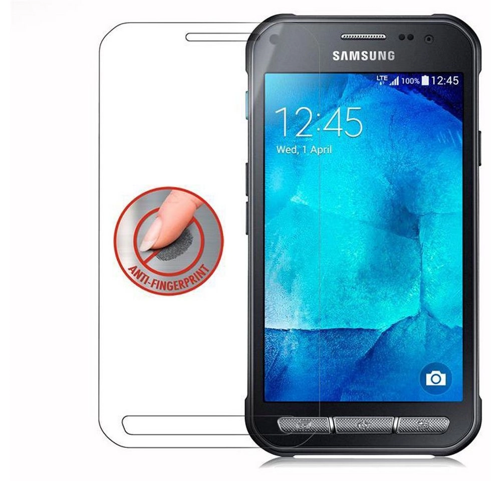 Cadorabo Panzer Folie für Samsung Galaxy XCover 3 Schutzfolie in KRISTALL KLAR Gehärtetes (Tempered) Display-Schutzglas in 9H Härte mit 3D Touch Kompatibilität