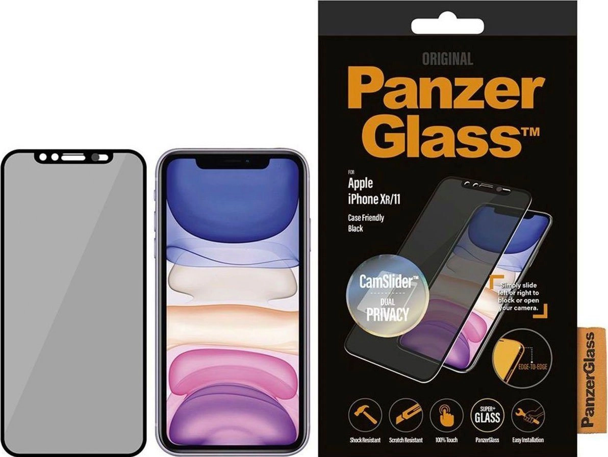 PanzerGlass »Privacy CamSlider Apple iPhone XR/11« für Apple iPhone XR/11, Displayschutzglas