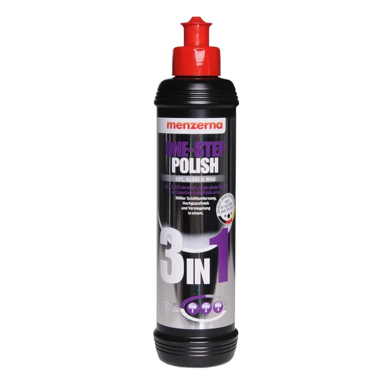 Menzerna One Step Polish 3 in 1 Cut, Gloss & Wax 250ml
