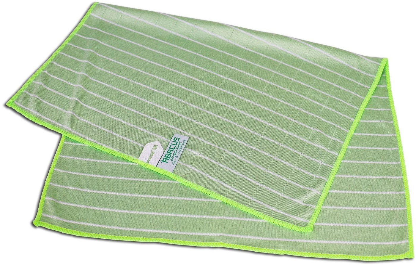 ABACUS »Bambus Shine« Mikrofasertuch (Mikrofaser, 40x60 cm, Set, 3-tlg., ideal für Brillen, Displays, Smartphones, Tablets oder Kameras)