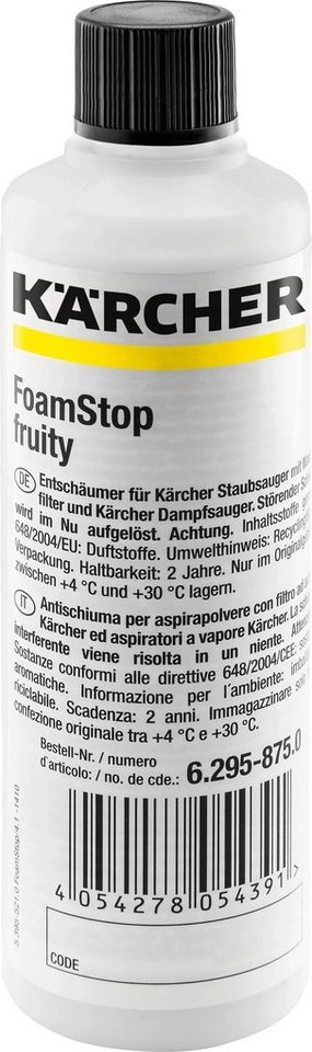 KÄRCHER »Entschäumungsmittel FoamStop fruity« Universalreiniger (125 ml)