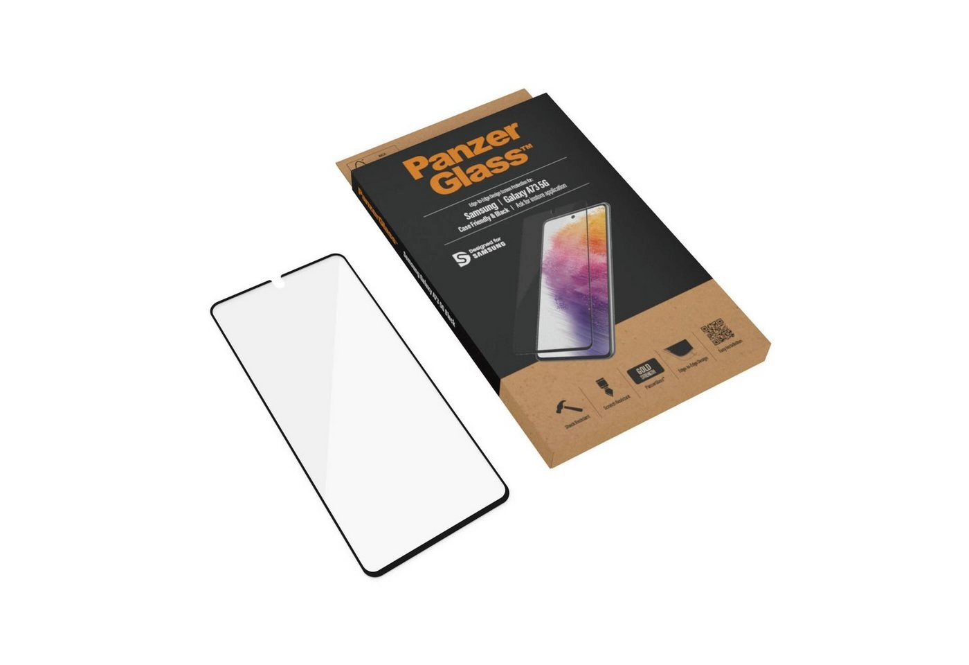 PanzerGlass »Displayschutzglass E2E - Samsung Galaxy A73 5G«, Displayschutzglas