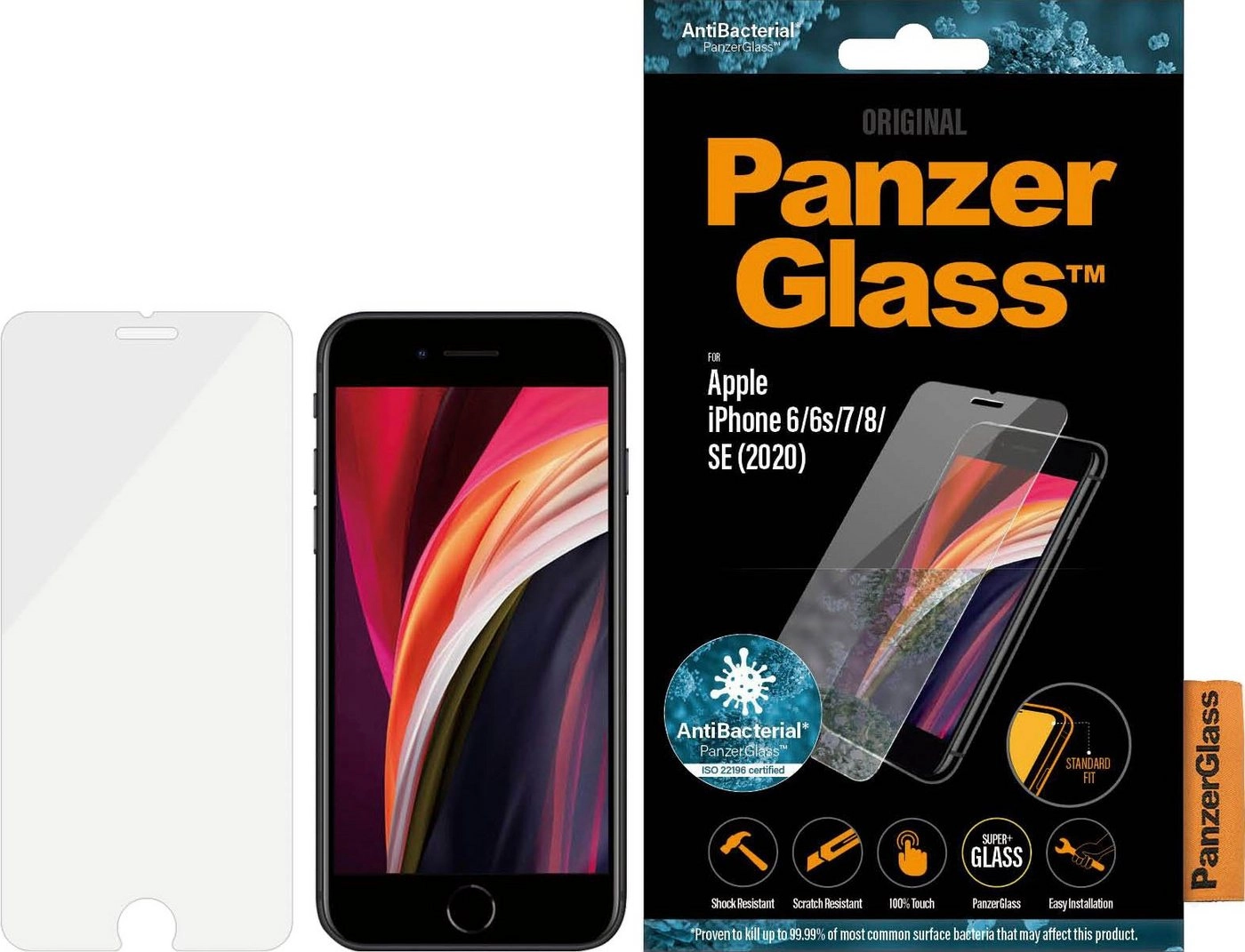 PanzerGlass »Displayschutz für iPhone 6/6s/7/8/SE (2020)« für iPhone 6, iPhone 6s, iPhone 7, iPhone 8, iPhone SE (2020), Displayschutzfolie