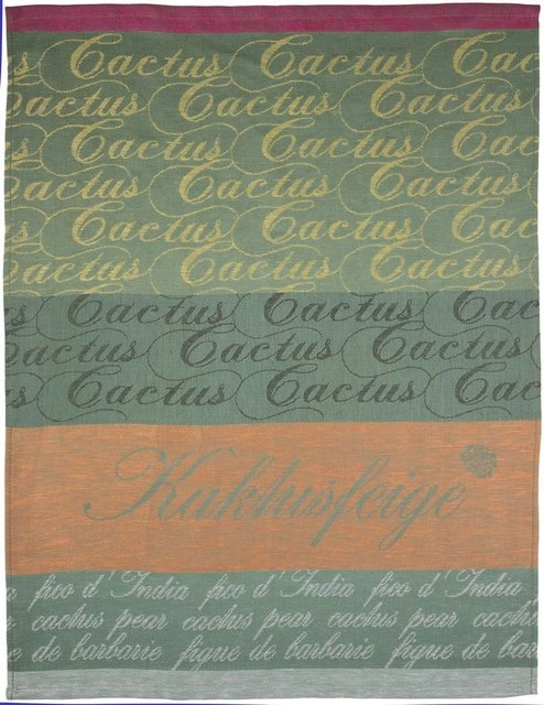 stuco Geschirrtuch »Kaktus«, (Set, 3-tlg), Jacquardgewebe