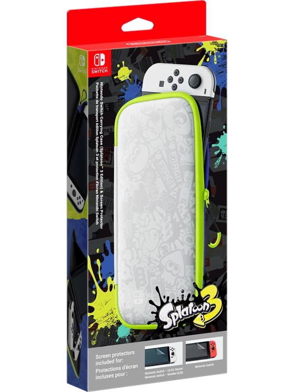 Nintendo Switch Schutzfolie »Switch Tasche (Splatoon 3-Edition) & -Schutzfolie«, (1-St)