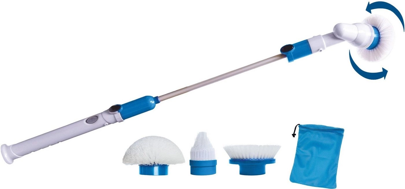 Reinigungsbürste »HURRICANE SPIN SCRUBBER«, MediaShop, (Set, 7-tlg)