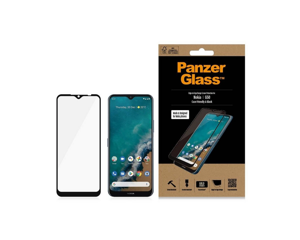 PanzerGlass für NOKIA G50, Displayschutzglas