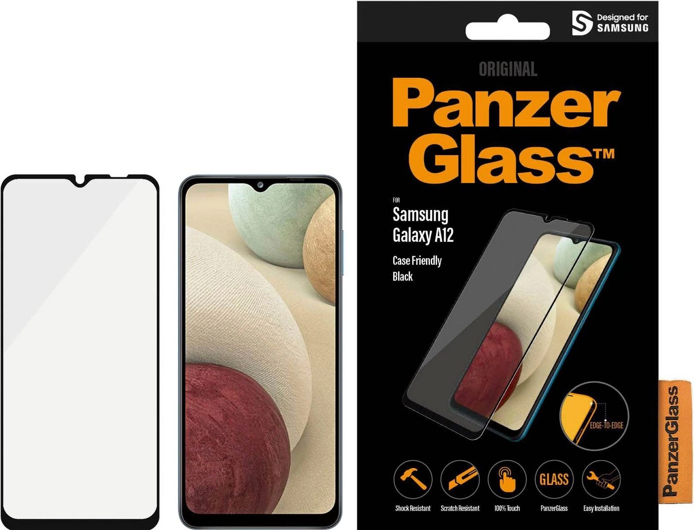 PanzerGlass »7251« für Galaxy A12, Displayschutzglas