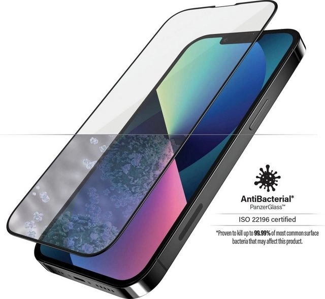 PanzerGlass »PanzerGlass E2E CF für iPhone 13«, Displayschutzglas