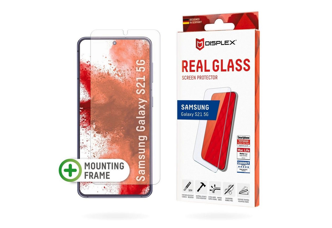 Displex »Real Glass«, Displayschutzglas, 1 Stück