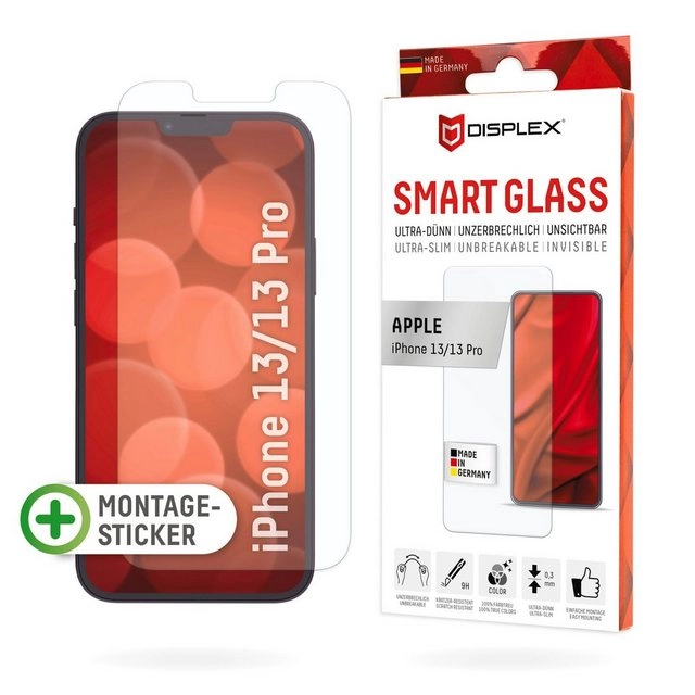 Displex »Smart Glass - Apple iPhone 13/13 Pro«, Displayschutzglas