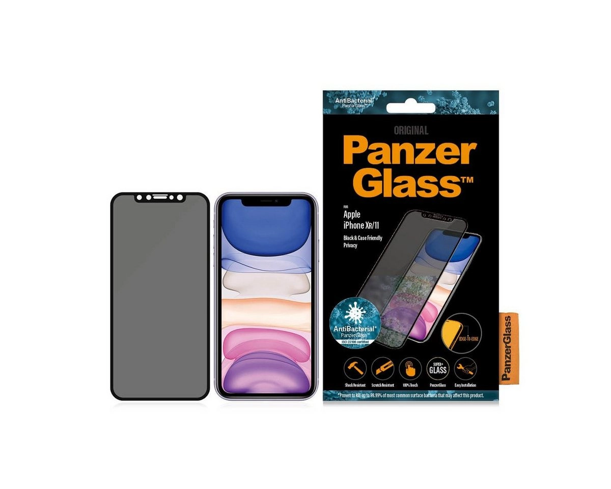 PanzerGlass »Privacy Case Friendly Apple iPhone XR/11« für Apple iPhone XR/11, Displayschutzglas