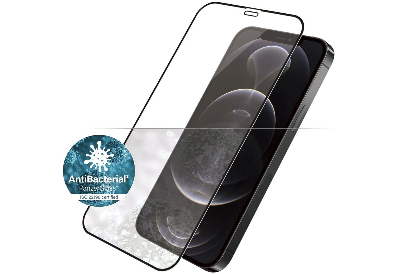 PanzerGlass »PanzerGlass« für Apple iPhone 12/12 Pro, Displayschutzglas, durchsichtig