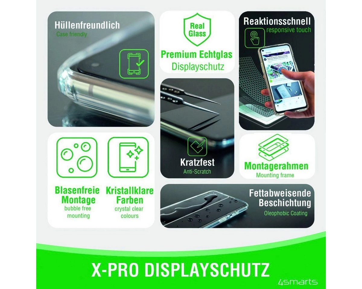 4smarts »4Smarts Second Glass X-Pro Clear für iPhone 13«, Displayschutzfolie