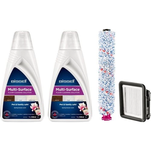 Bissell »Multi Surface Clean Set« Pflegeset (Set, 2x 1 Liter Reiniger, 1x Bürste, 1x Filter)