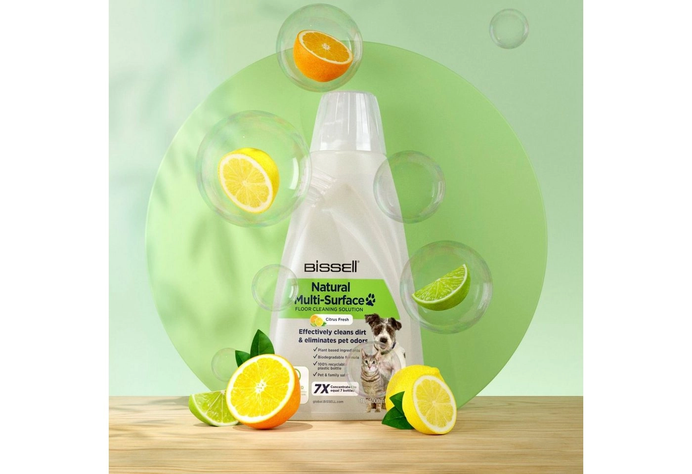 Bissell »Natural Multi Surface 1L PET« Flüssigreiniger