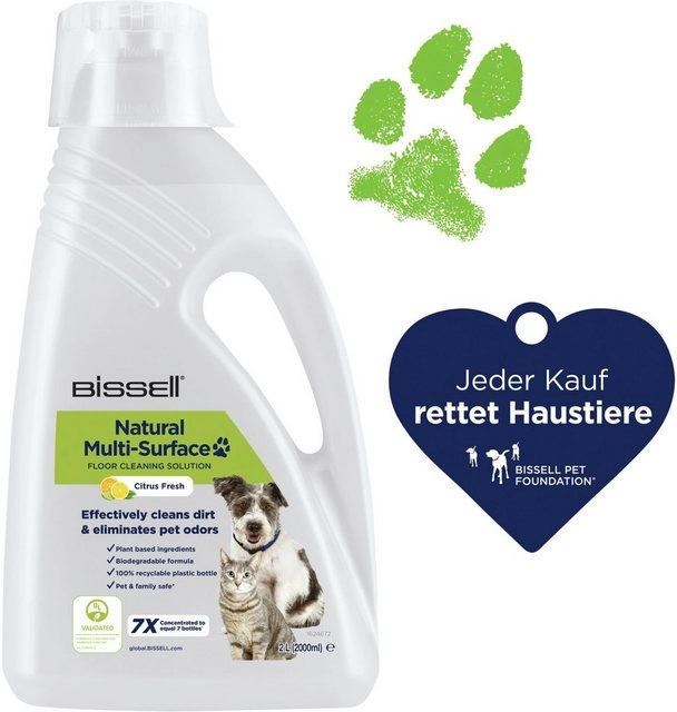 Bissell »Natural Multi Surface 2L PET« Flüssigreiniger