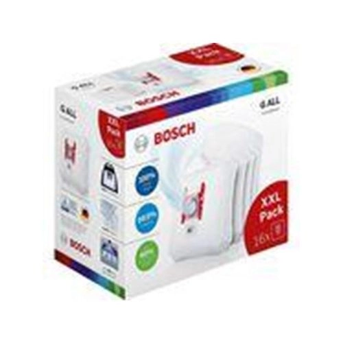 BOSCH Staubsaugerbeutel Typ G ALL, passend für Bosch, XXL Pack= 16 Staubbeutel