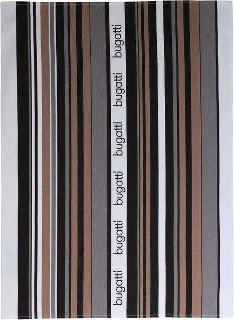 bugatti Geschirrtuch »bugatti Tape«, (Set, 3-tlg)