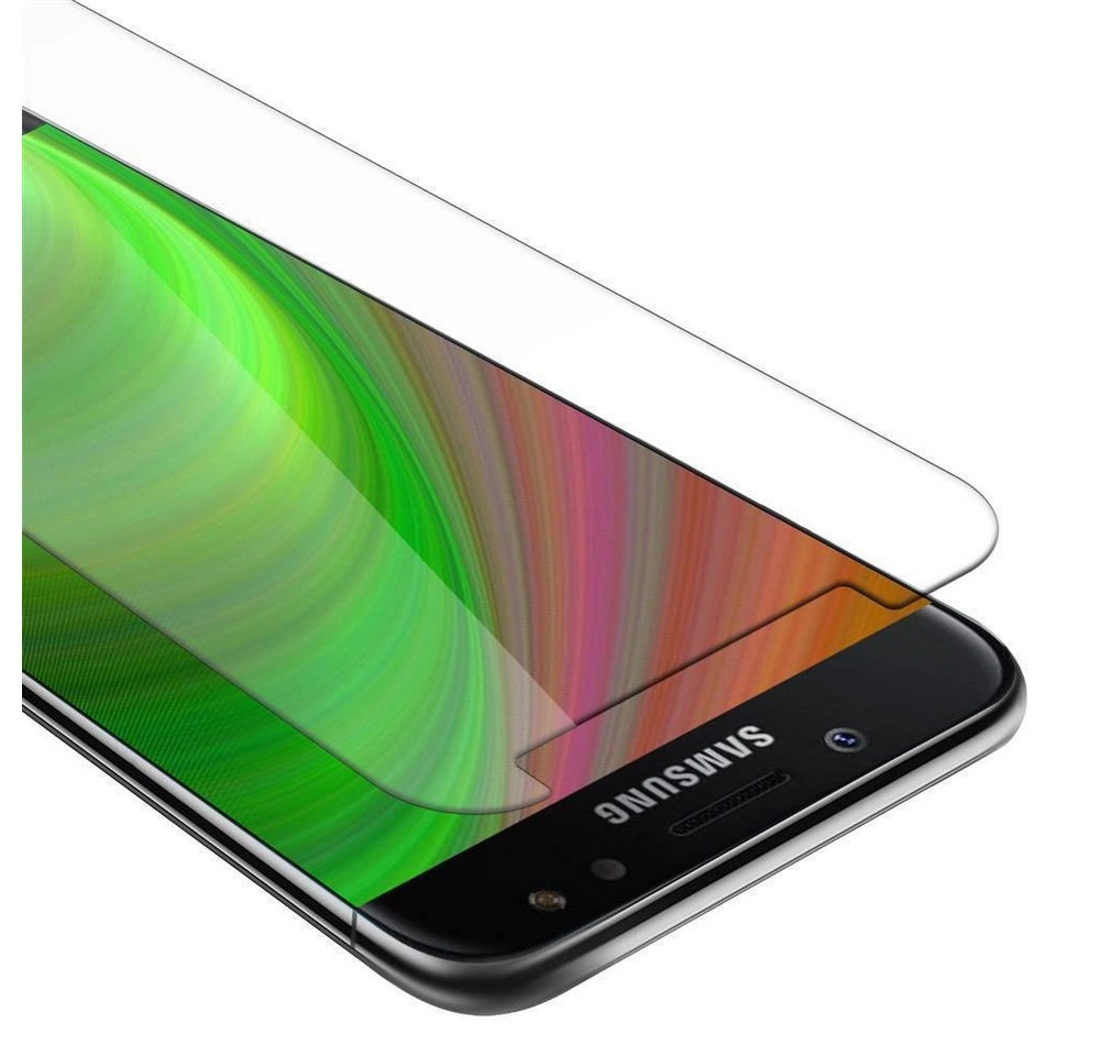 Cadorabo Panzer Folie für Samsung Galaxy J5 2017 Schutzfolie in KRISTALL KLAR Gehärtetes (Tempered) Display-Schutzglas in 9H Härte mit 3D Touch Kompatibilität